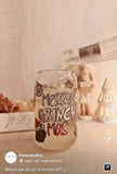 Merry Grinch Mas Tumbler/Beer Can Glass COLOUR CHANGING