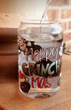 Merry Grinch Mas Tumbler/Beer Can Glass COLOUR CHANGING