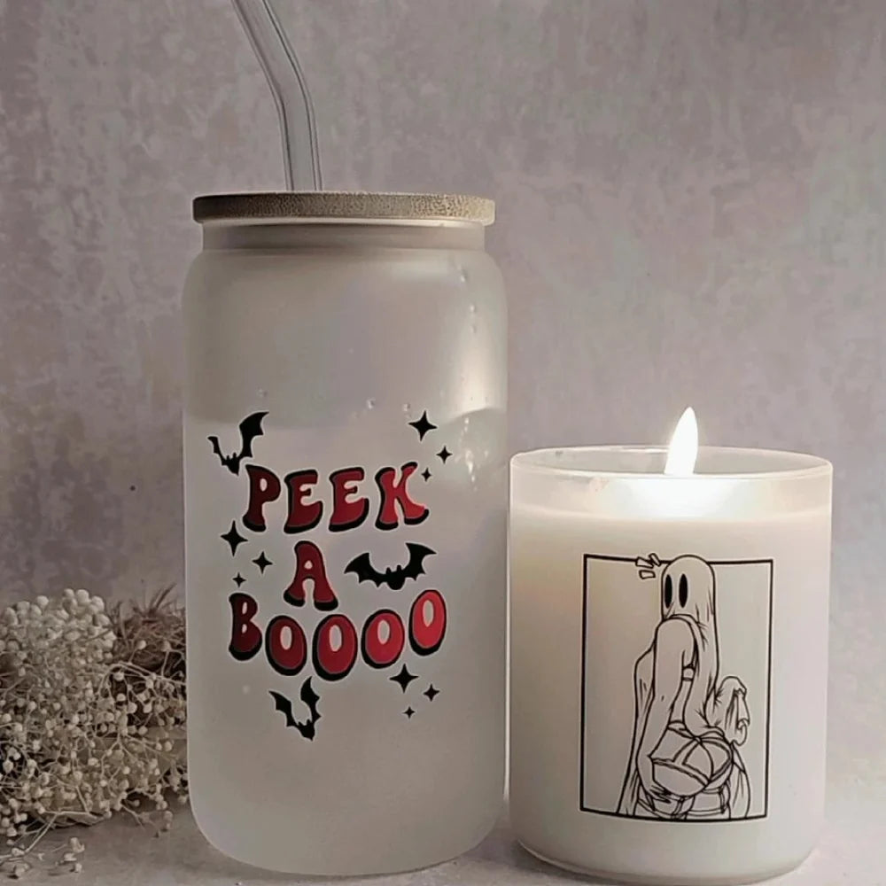 Peek A BoOoO Candle