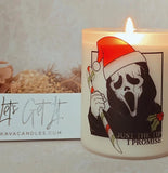 Just The Tip Ghost Face Christmas Candle