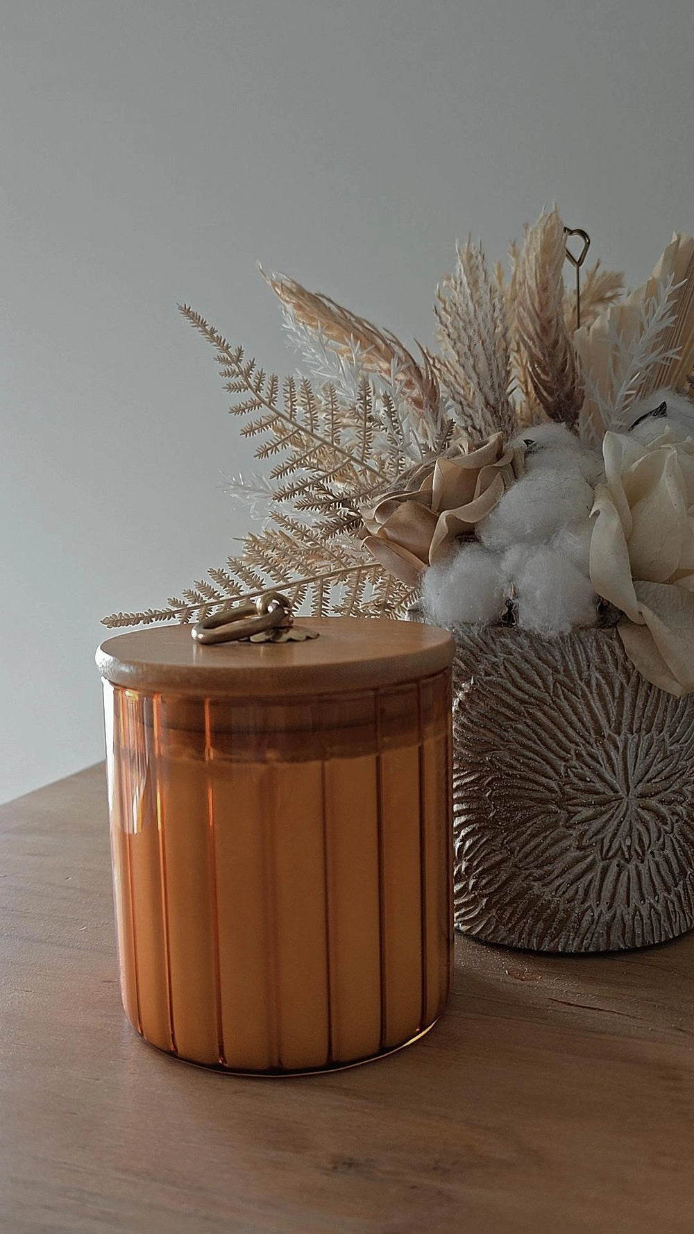 Daylesford Cathedral Tumbler Candle - Burnt Amber