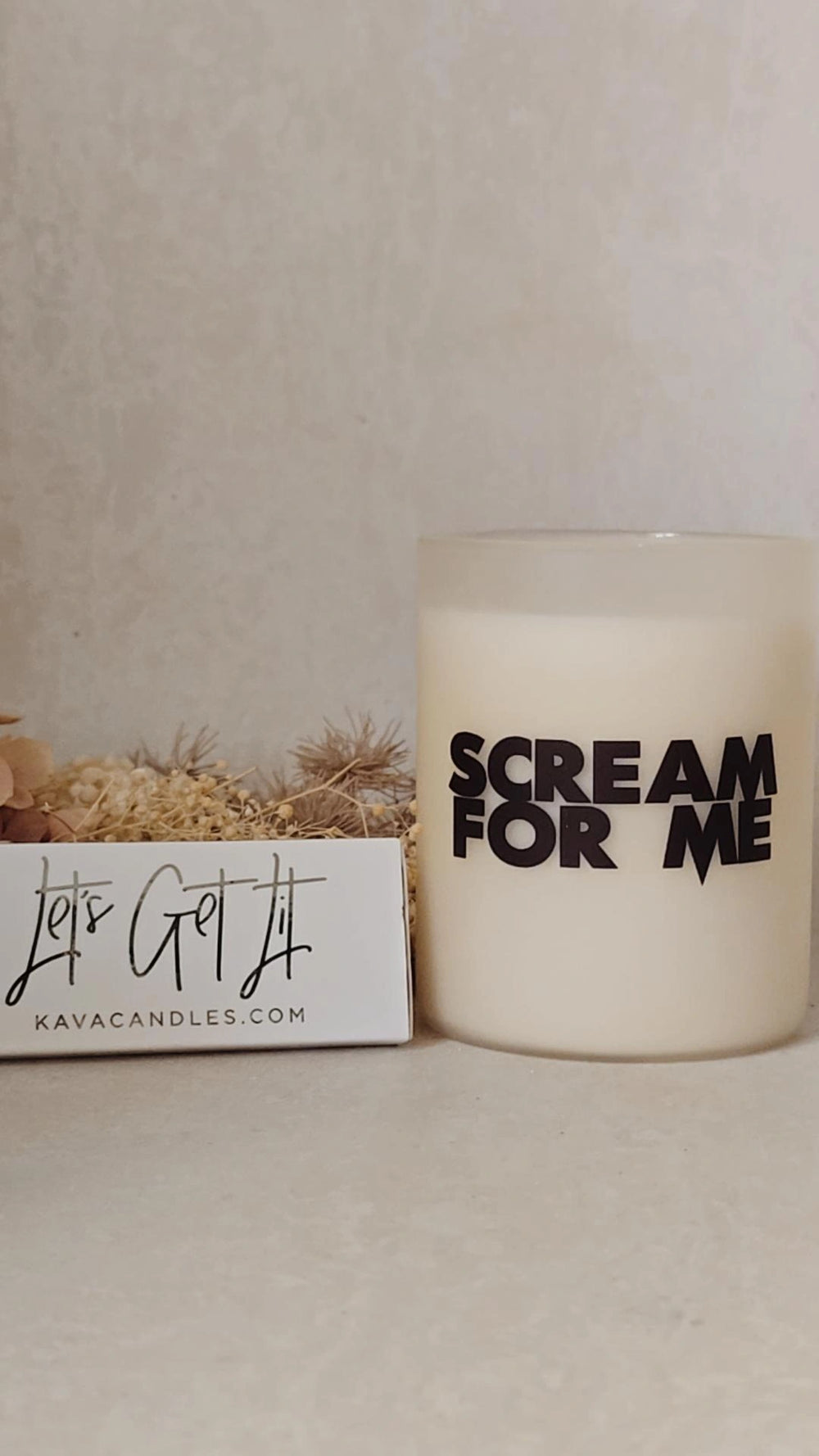 Scream For Me Candle ( D After Darkk Collab )