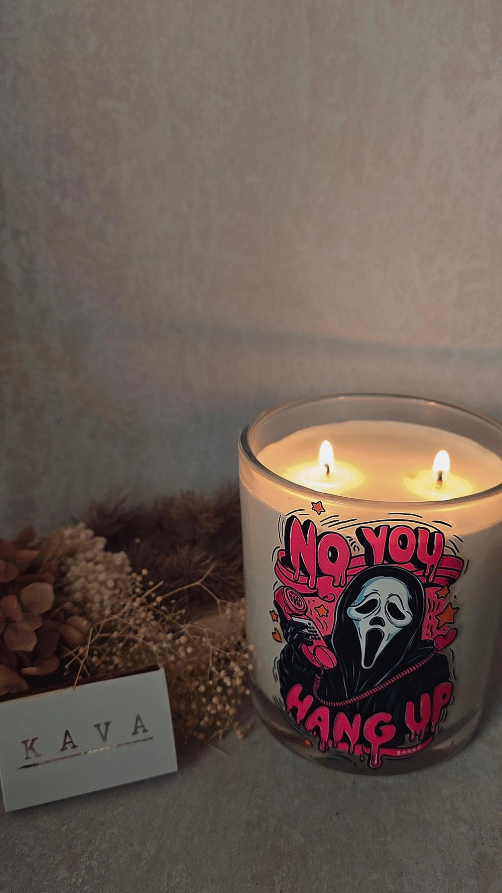 Ghost Face - No You Hang Up XL Candle