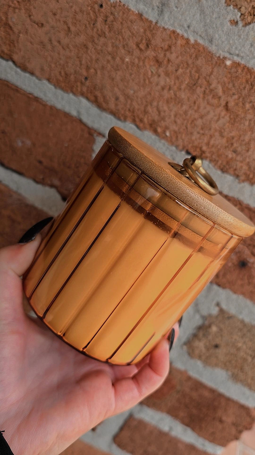 Daylesford Cathedral Tumbler Candle - Burnt Amber