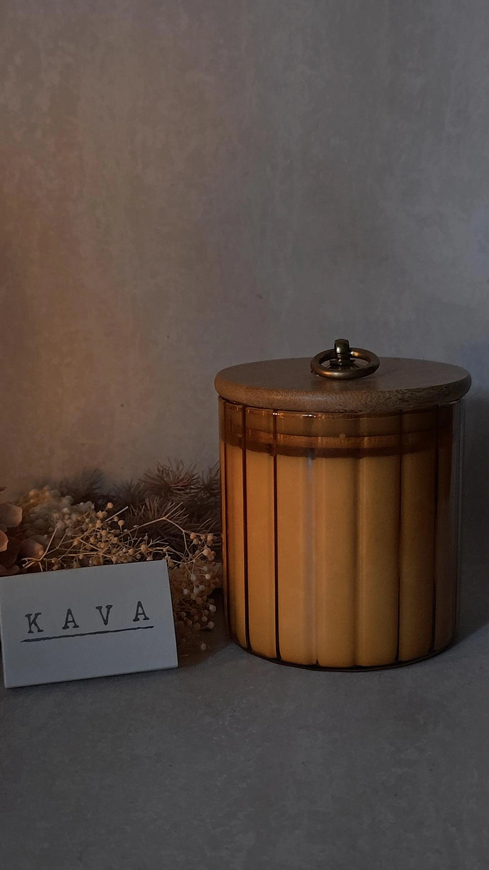 Daylesford Cathedral Tumbler Candle - Burnt Amber
