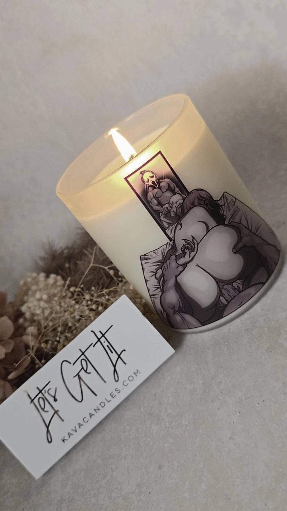 Scream For Me Candle ( D After Darkk Collab )