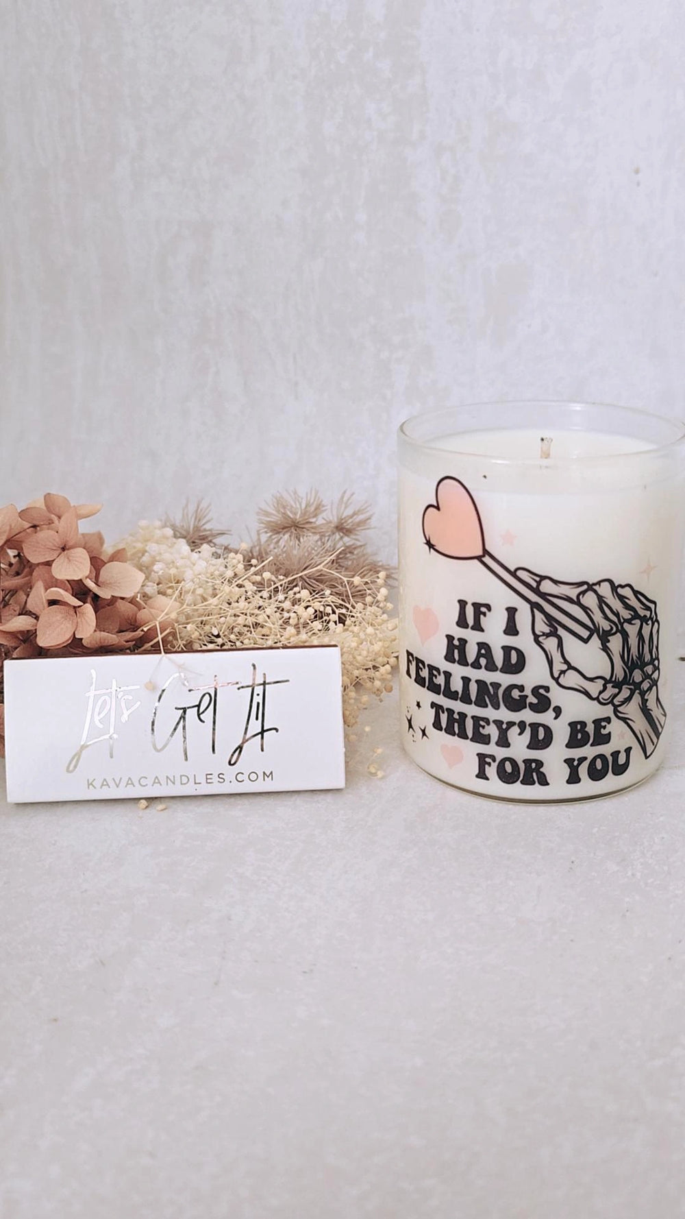 If I had Feelings Lollipop Candle