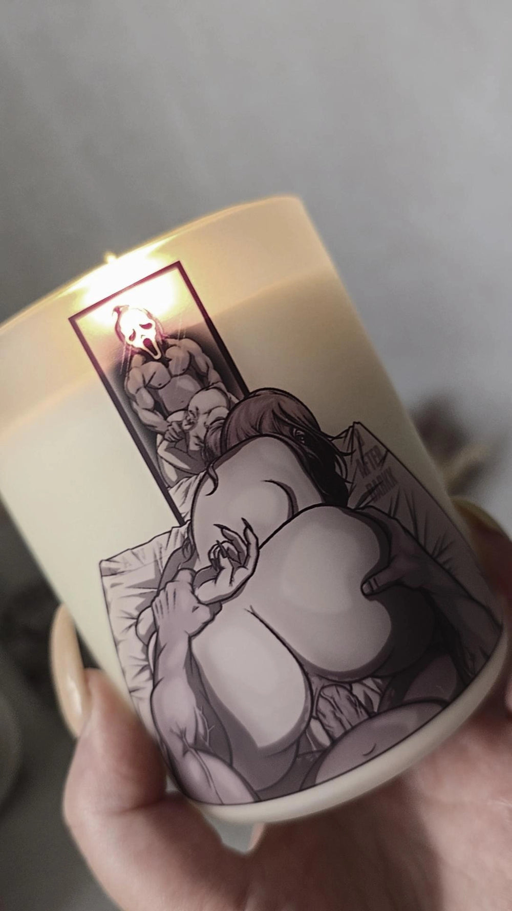 Scream For Me Candle ( D After Darkk Collab )