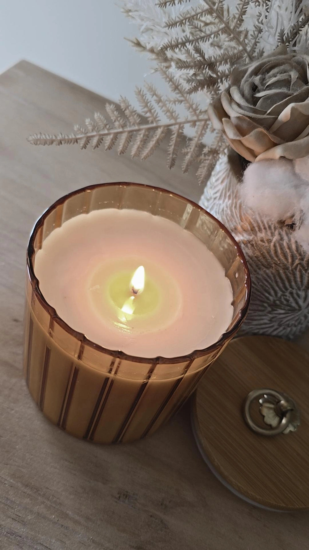 Daylesford Cathedral Tumbler Candle - Burnt Amber