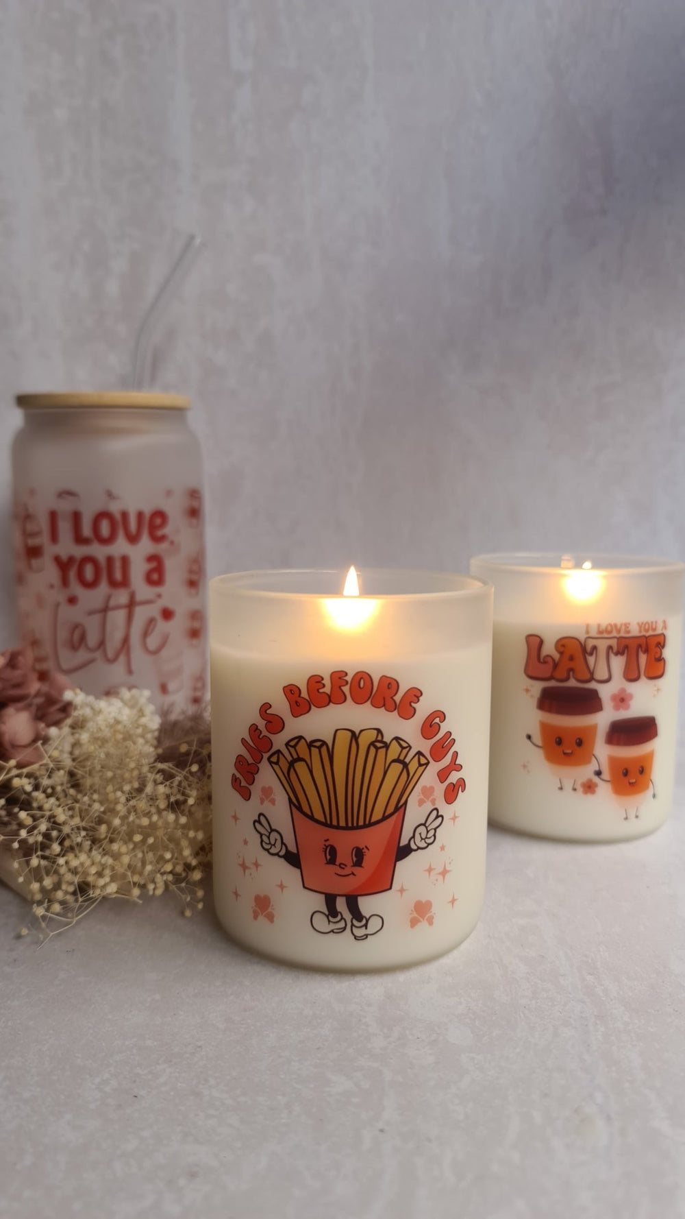 Fries Before Guys Candle
