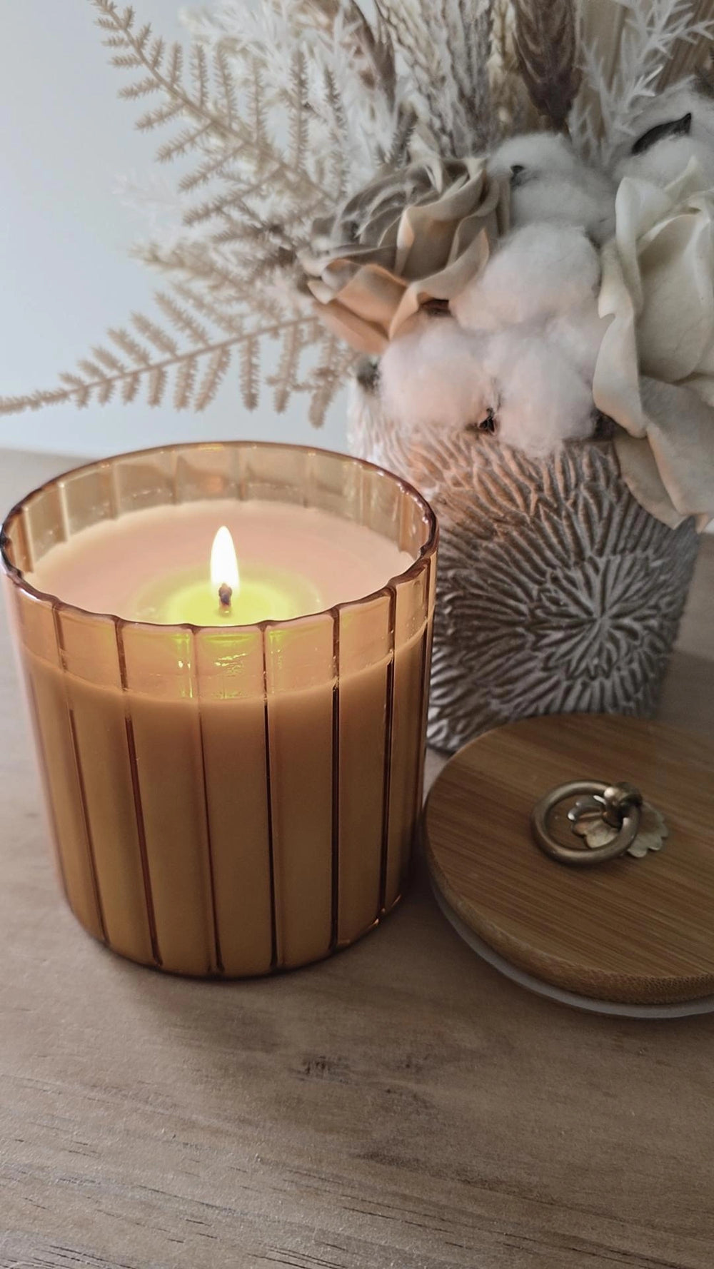 Daylesford Cathedral Tumbler Candle - Burnt Amber