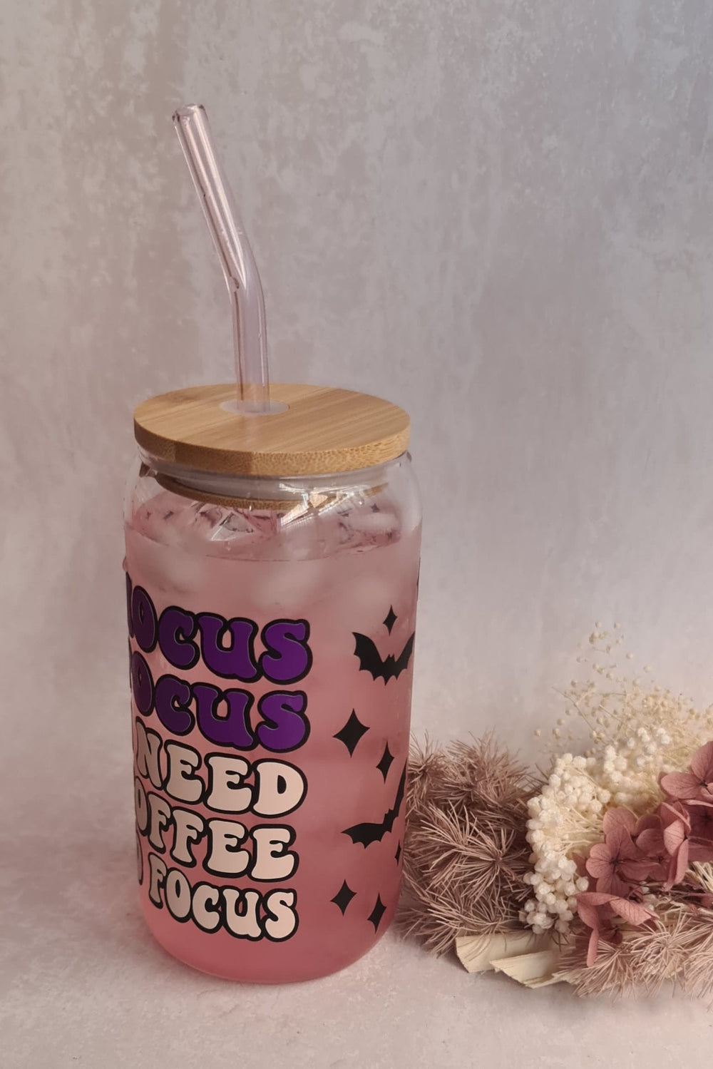 Hocus Pocus Coffee Tumbler/Beer Can Glass COLOUR CHANGING