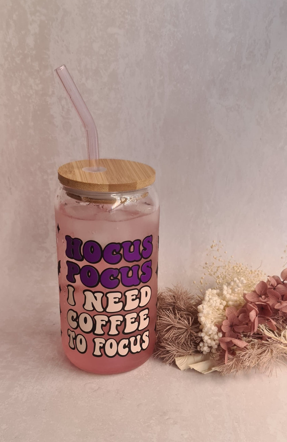 Hocus Pocus Coffee Tumbler/Beer Can Glass COLOUR CHANGING