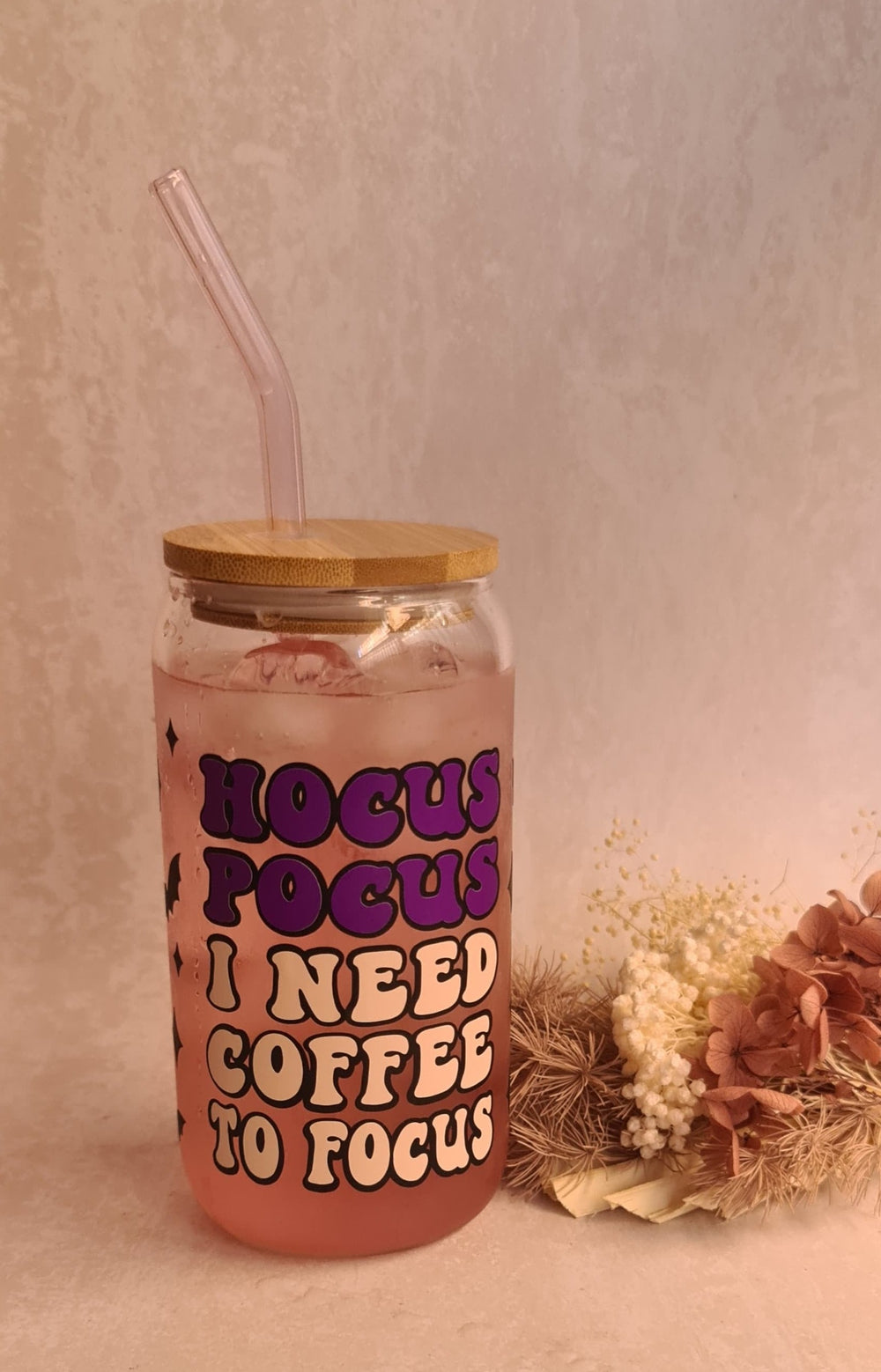 Hocus Pocus Coffee Tumbler/Beer Can Glass COLOUR CHANGING